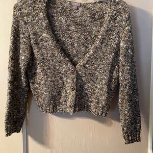 J. Jill Multi Color  Knit Cardigan
